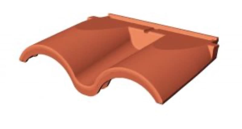 Large Double Under Ridge Tile